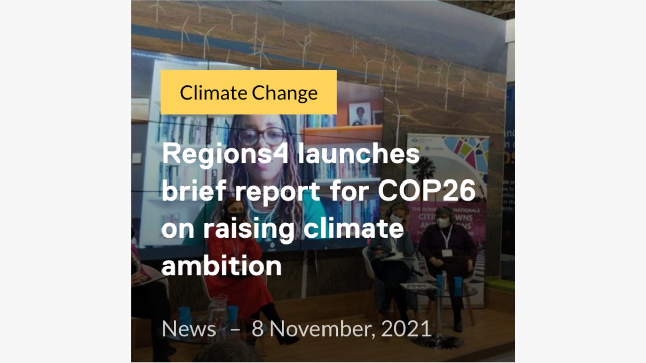 Regions4 Cop26